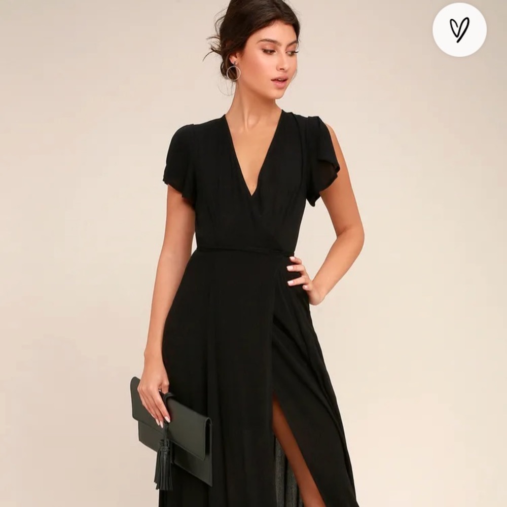 Lulus Black Maxi Dress